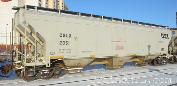 Car/wagon CGLX2361 right side / coté droit